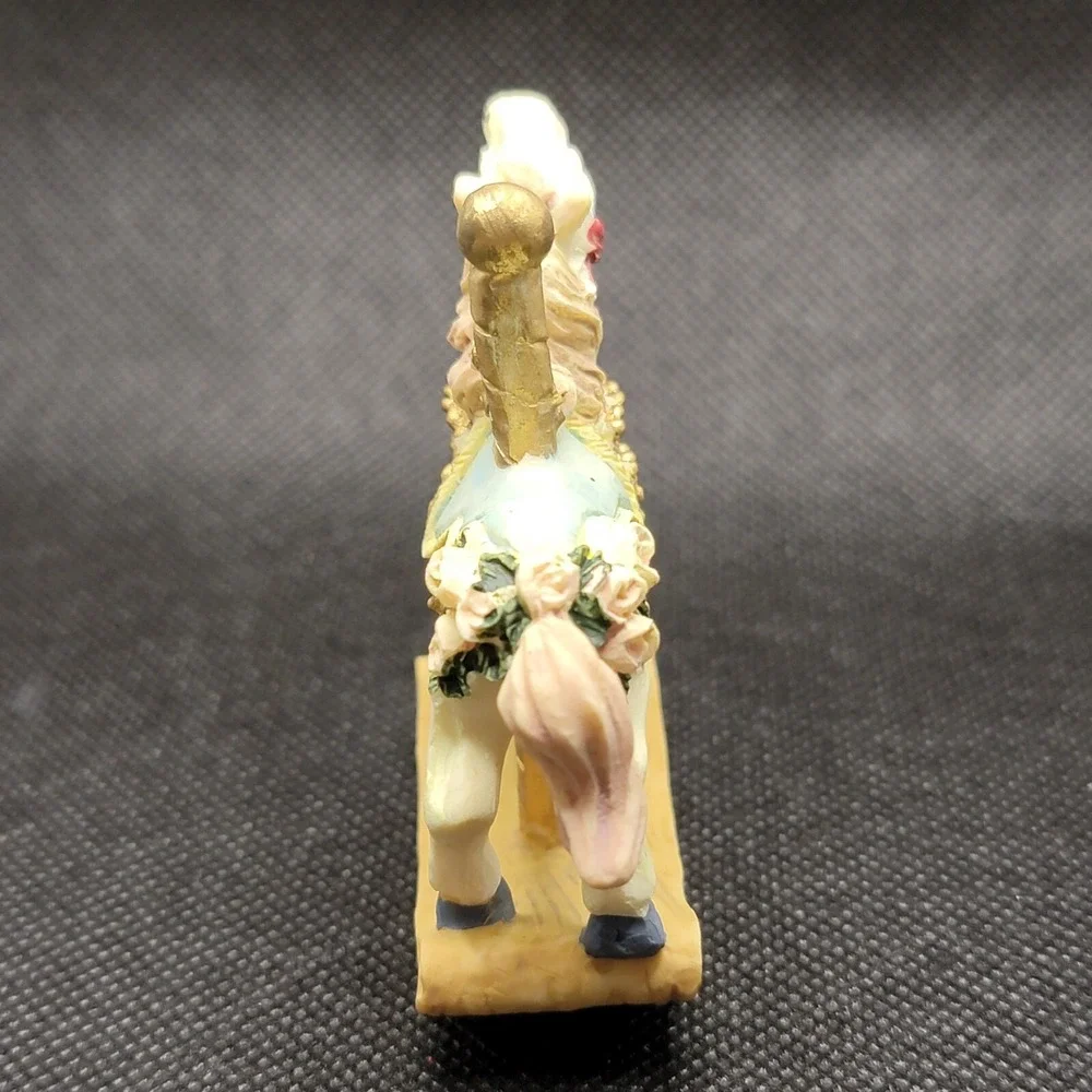 resin Carousel rocking horse
